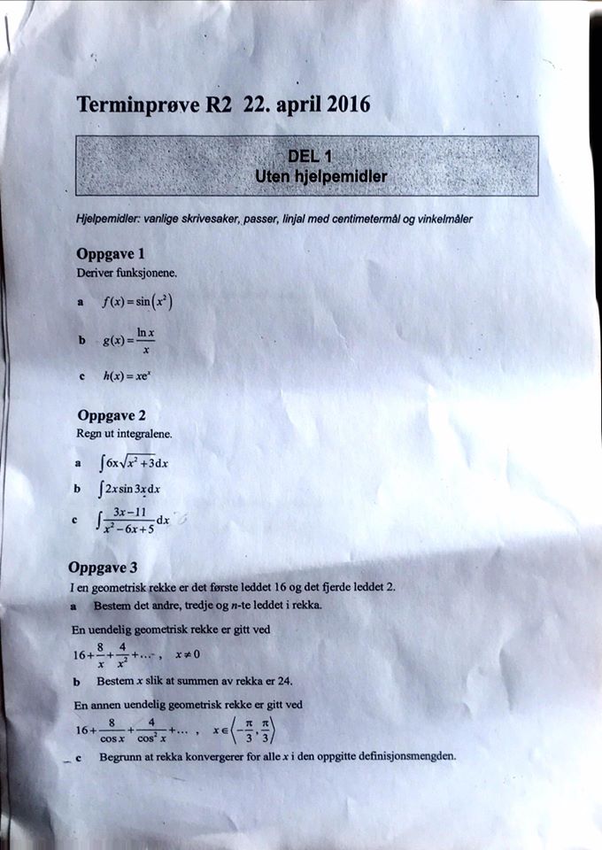 Del 1, Ark 1
